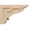 Ekena Millwork 8"W x 24"D x 16"H Classic Mayflower Rough Cedar Woodgrain TimberThane Corbel, Primed Tan CORUR08X24X16MAYRCPR - alternate 2